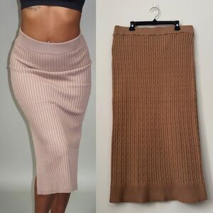 Anne Klein, long brown skirt (new with tag), size L
